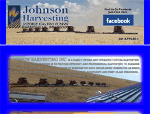 Tablet Screenshot of johnsonharvesting.com